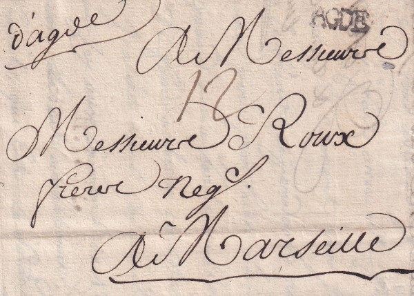 1766 Frankreich AGDE - Marseille Departement 33 No. 8268 /5