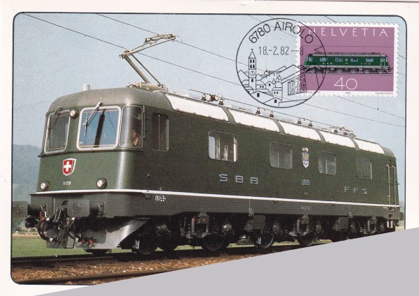 1982 RE 6 /6 auf Maximumkarte