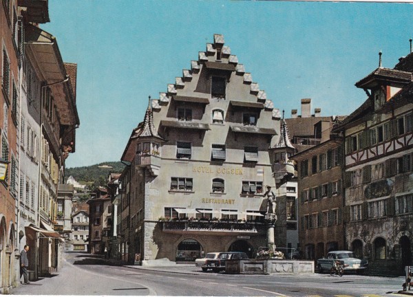 Zug anno 1960 Hotel Ochsen