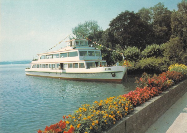 Zug " Das neue Motorschiff" ungelaufen