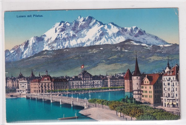 Luzern mit Pilatus ohne Marken