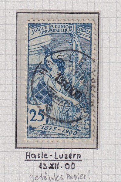 UPU 79A Hasle - Luzern ( getöntes Papier)