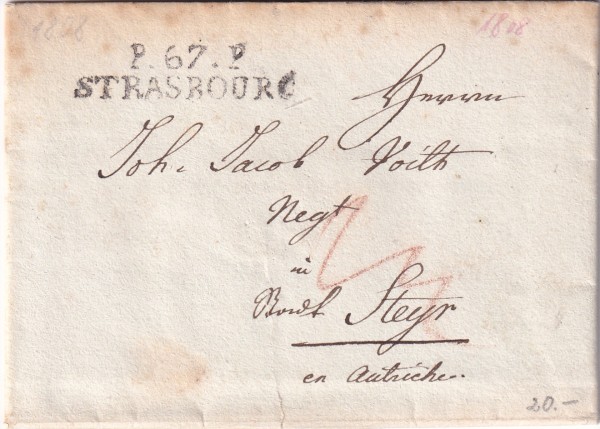 12.Dezember 1808 Strassbourg - Steyr