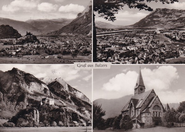 3.8.1960 Gruss aus Balzers