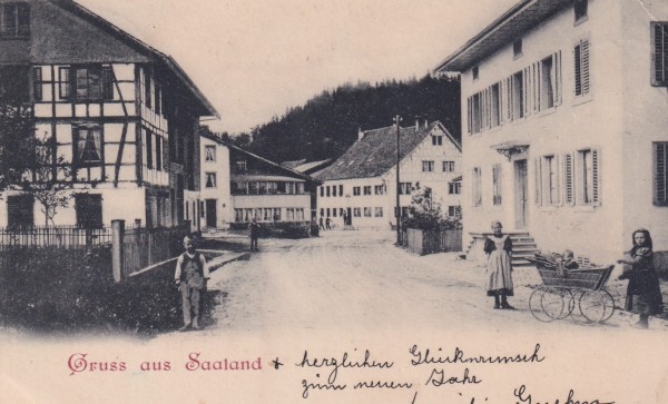 4.1.1903 Gruss aus Saaland
