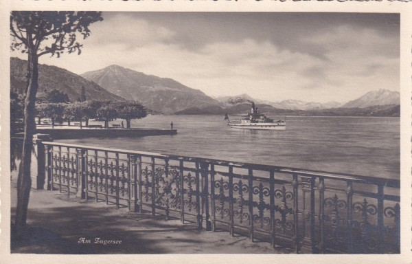 Am Zugersee mit Schiff ungelaufen