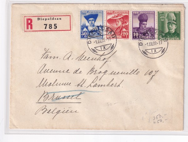 1939 Erstagbrief 1.12.