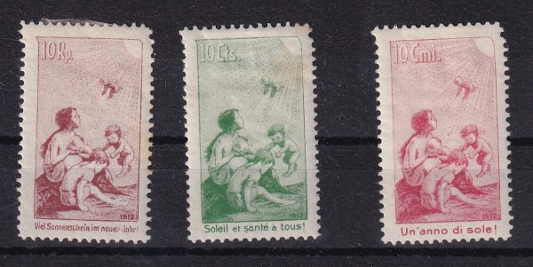 1912 Vorläufer 1 _III mit Falz