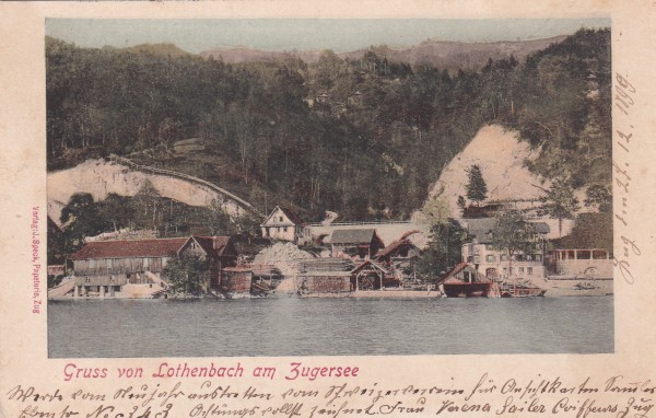 1899 Zug im Lothenbach