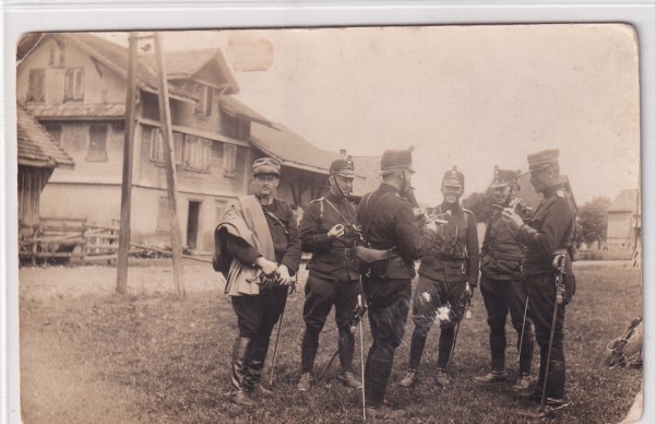 1915 Schweizer Miltitär im Einsatz