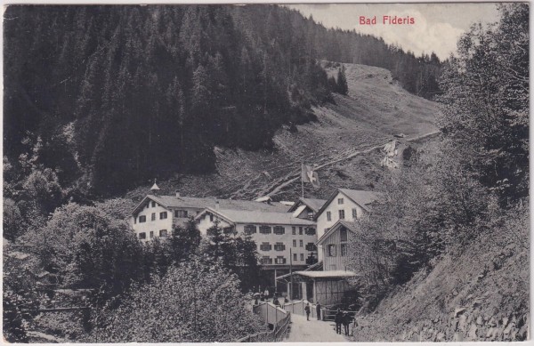 15.7.1911 Bad Fideris - Appenzell