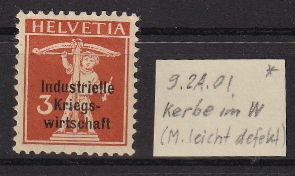 IKW Nr. 9.2A.01 mit Falz