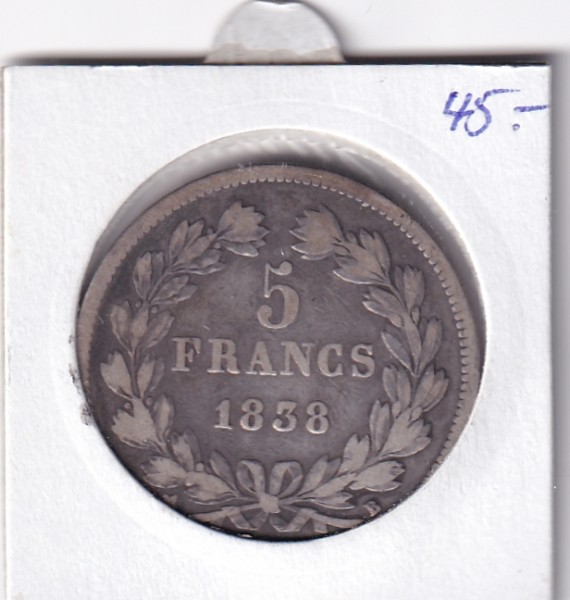 1838 5 Francs Maria Theresia