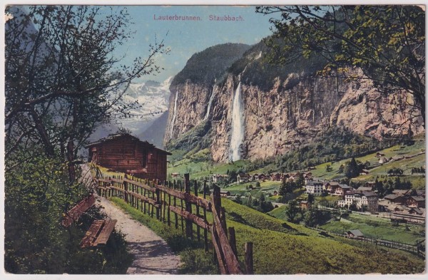 20.10.1920 - Lauterbrunnen, Staubbach