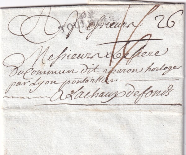 1778 Toulous - La Chaux de Fonds