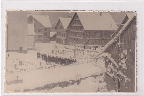 Oberägeri im Winter Foto ca.1920