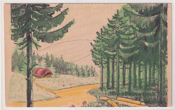 9.2.1939 Kunstkarte mit FL ZNr. 130